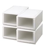 Fits フィッツユニットケース 衣装ケース まとめ買い4個セット 押入れ用 L 4430 カプチーノ