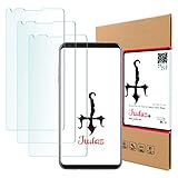 【 Judaz 】 3枚セット HD ガラスフィルム LG V30+ / docomo L-01K / JOJO L-02K / au isai V30+ LGV35 対応 保護フィルム 最高硬度9H 日本製素材旭硝子製 ガラス 撥油性 指紋防止 超薄タイプ ラウンドカット 0.3mm フィルム L01K L02K イサイ ブイサーティ プラス エルジーブイサンゴLGV35 x3枚