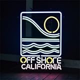 ネオンサイン オフショア カリフォルニア OFF SHORE CALIFORNIA ネオン管 ネオンライト 店舗照明 ガレージ アメリカン雑貨