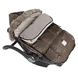 7AM Enfant "Le Sac Igloo" Footmuff, Converts into a Single Panel Stroller and Car Seat Cover - Cafe,