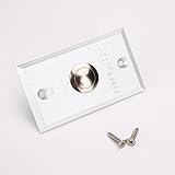 Jiayuane アクセスコントロールのためのドアの出口プッシュリリースボタンスイッチアルミニウムシルバー50000回以上の生活