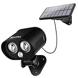 SUNTOLL ソーラーライト センサーライト2018年最新版 スポットライト 防犯ライト フクロウバイオニックデザイン 分離型 高輝度 IP65防水 太陽光パネル充電 省エネ 知能モード 壁掛け式 