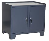 Jamco製品Inc wj136-gp 2ドアセキュリティキャビネット18 x 36、グレー、パウダーコーティング