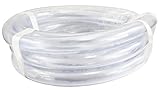 Duda Energy LPpvc063-100ft 100' x 5/8 ID Low Pressure Clear Flexible PVC Tubing Heavy Duty UV Chemic