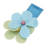 everbloom studio #37 Double daisy clip tuq/grn