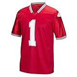 NCAA Ohio State Buckeyes Boys Football Jersey Tee、Trueレッド、XXL