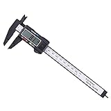 デジタルノギス 150 mm/inchi切替 ホールド機能 高精度 コンパクト 電池付 軽量 測定 作業 大工 測定工具