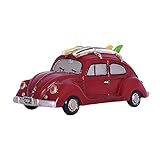 Baidecor樹脂レッドフランス車Money Box Piggy Bank