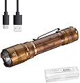 Fenix TK20R UE タクティカル懐中電灯 2800ルーメン USB-C 充電式 509ヤード ロングスロー Lumentac オーガナイザー (デザートカモ)