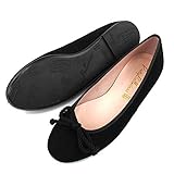 Pretty Ballerinas 43846/9101 NICOLE SUEDE ANGELIS/GOMA-PM【M480：NEGRO-Black-38＜24ｃｍ＞】