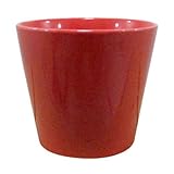GP インテリアポット　タリーズ　ラウンド　レッド　18cm　穴無し　2個入り　／鉢カバー