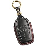 新型 VOXY 90系 キーケース ノア 90系 キーカバー アルファード ヴェルファイア 40系 トヨタ 本革 2023年 最新アクセサリー パーツ (3D高級(5ボタン）, 黑②)