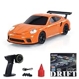 wheelfun 米国在庫あり 1/43スケール RC ドリフト レースカー ジャイロ 4WD 準備完了 ミニリモコンカー ハイスピード ホビーモデル ジャイロ付き(オレンジ)
