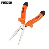 ステンドドプラスチックハンドルの高圧耐性プライヤー多目的マニュアル8インチの針の鼻プライヤー