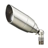 Best Quality Lighting LV08SLV Finished Outdoor Up Light with Clear Glass Shade, Stainless Steel [並行輸