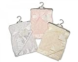 Baby Rosebud Wrap Blanket 75 x 100cm (White) by Snuggle Baby