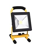 充電式 LED 投光器 20W 薄型 LED作業灯 非常ライト 停電対策 軽量 LEDライト 充電式ライト 防水 キャンプ用品 アウトドア 1年保証