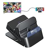 Nintendo Switch ドッキングステーション用スイッチドック.Switch TV Dock Mode and Switch OLED タブレットモードをサポート.4K TV用HDMIアダプターベース、スイッチ充電器ドックセットに出力1080P
