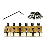 graphtech(グラフテック) PG-8000-FG String Saver Vintage Strat ＆ Tele Style 2 3/16インチ Gold ブリッジサドル