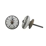 IndianShelfハンドメイドのセット2セラミックパリBigドアノブ引き出しハンドルドレッサーPulls 2 Knobs 1.5" WN-14-1-2