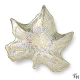 Badash Crystal D5758S SILVER LEAF BOWL D8.5 in.