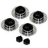 TT02ﾌﾞﾚｰｷﾃﾞｨｽｸ付ﾎｲﾙｱﾀﾞﾌﾟﾀｰV2：ﾀﾐﾔTT02用[イーグル模型][#TT02-23V2U] (BK)