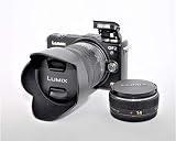 パナソニック デジタル一眼カメラ GF2 ダブルレンズキット(14mm/F2.5パンケーキレンズ、14-42mm/F3.5-5.6標準ズームレンズ付属) フルハイビジョンムービー一眼 エスプリブラック DMC-GF2 W-K