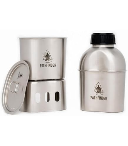 Amazon | Keith 1100ml+700ml チタン 兵式飯ごう キャンティーン