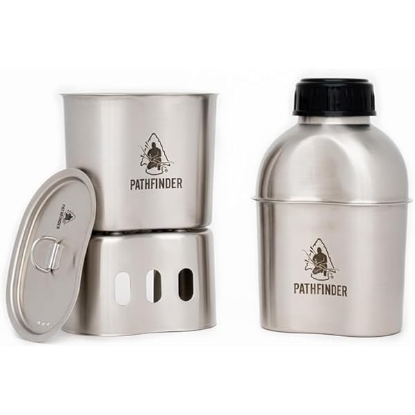 Amazon.co.jp: [ブッシュクラフト] キャンティーンクッカーキット