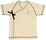 オーガニックコットン フライス 短肌着 50cm - 60cm NO10018 日本製