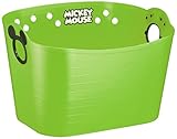 錦化成 カラーボックス ミッキーマウス やわらかバケツ SQ16 グリーン