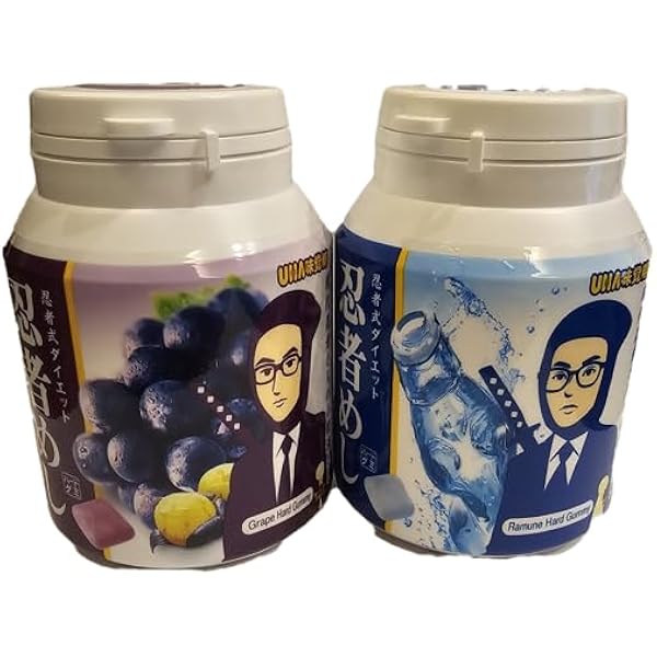 Amazon | 《8個セット》忍者 めし 鉄の鎧 グレープ味 40g×8個