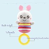 wenasiベビーソフトRattle Infant Toys Handbell Cute Cartoon Animal開発おもちゃ新生児幼児用誕生日プレゼント(ウサギ)