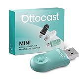 【公式】OTTOCAST オットキャスト Mini 2025最新 ワイヤレスCarPlay/Android Autoアダプター ミニ 純正有線CarPlay/Android Auto対応車専用 Bluetooth音楽/通話対応 プラグ＆プレイ 自動接続 98%以上の車種適合 技適認証取得済
