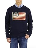 (ポロ ラルフローレン) POLO Ralph Laurenメンズ アメリカ国旗 コットンニット クルーネック セーター 0102621-L [並行輸入品]