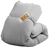 タンスのゲン 羽毛布団 セミダブル【コインランドリーで洗える！】ダウン93％ 増量1.5kg 日本製 7年保証 洗える ウォッシャブル 掛け布団 10119059(76613)