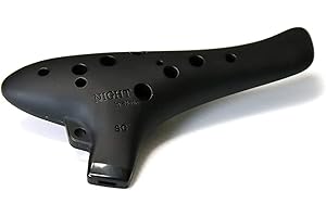 NIGHT Ocarina NIGHT by Noble Night Ocarina Plastic SC Black Rubber Finish 25x150x75mm