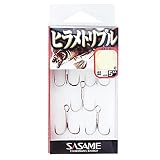 ササメ針 ＴＥＮ２Ｗ ヒラメトリプル（ホワイト） ６