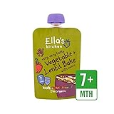 レンズ豆ステージ2 130グラムとキッチンの有機野菜のベーク (Ella's) (x 4) - Ella's Kitchen Organic Vegetable Bake with Lentils S