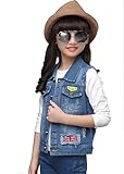 (チェリーレッド) CherryRed キッズ 子供服 女の子 男の子 ベスト 袖なし ベビーベスト秋冬 130 ブルー