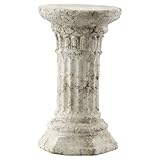 アンティークオーナメント ホワイトガーデン ハイスタンド H40cm ／庭園用置物
