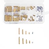 熱い120Pcs真鍮のM2男性女性スペーサーにらみ合いネジ・ナッツ各種取り合わせPCBボード