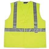 ERB 61346 S364 Class 2 Safety Vest with Snap Pockets, Lime, 5X-Large by ERB
