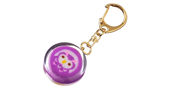 Amazon Nanaco Plus 飴のキーホルダー縁起飴フクロウ 紫 学力向上 ナナコプラスcandy Key Ring 工芸 民芸品 おもちゃ