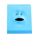 oksaleクリエイティブ新しい面デザイン貯金箱保存センサーコインお金Eatingボックスfot Kids Gifts Fun 9.7x9.7x9.8cm / 3.8x3.8x3.9"