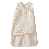 HALO SleepSack 100% Cotton Swaddle, Cream, Newborn