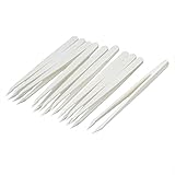 プラスチック抗静的にはヒントピンセット4.7インチの長さの10個入りを指摘しました