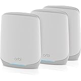 ネットギア NETGEAR Orbi WiFi6 メッシュWiFi AX5400 3台セット 無線LAN ルーター 11ax トライバンド RBK763S 無償メーカー3年保証 カバー範囲696㎡ NETGEAR Armor トータルセキュリティ初年