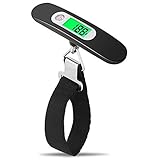Foneso 荷物スケール スーツケース计量器 トラベルスケール スケール ラゲッジチェッカー スーツケース 荷物のはかり 旅行荷物 宅配荷物はかり　飛行機チェックイン前にトランク 小型軽量　風袋引き