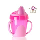 Vital Baby Two Handled Trainer Cup 200ml Pink - 351848 by Vital Baby